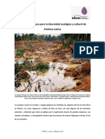 Minería, Amenaza para La Diversidad Ecológica y Cultural de América Latina PDF