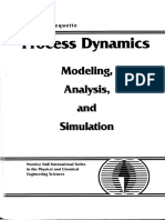 Process Dynamics Modeling, Analysis, and Simulation