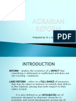 Agrarian Reform - Introduction