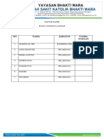 Daftar Hadir Novri