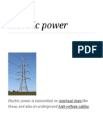 Generate, Transmit and Distribute Electric Power