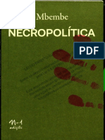 Necropolitica - Achille Mbembe