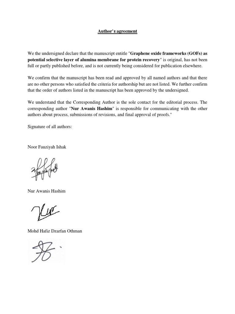 Declaration of interest statement pdf