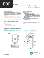 MAX220-MAX249 +5V-Powered, Multichannel RS-232 Drivers/Receivers