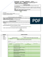 Plan Proyecto 1 3ero de Secundaria Español