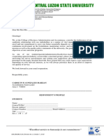 Questionnaire To Stakeholders 2019 With Letterhead