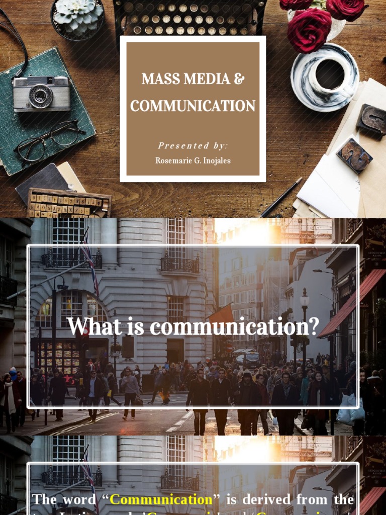 Understanding Mass Media & Communication | PDF | Cybernetics | Mass Media