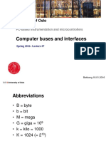 Computer Buses and Interfaces