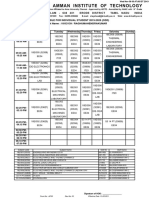 Time Table For Individual Student 2019-2020 (Odd) Student Name: 181EI139 / RAGHUMAHENDRAKUMAR