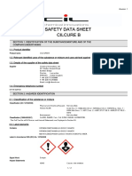 Safety Data Sheet for CILCURE B Diisocyanate Compound