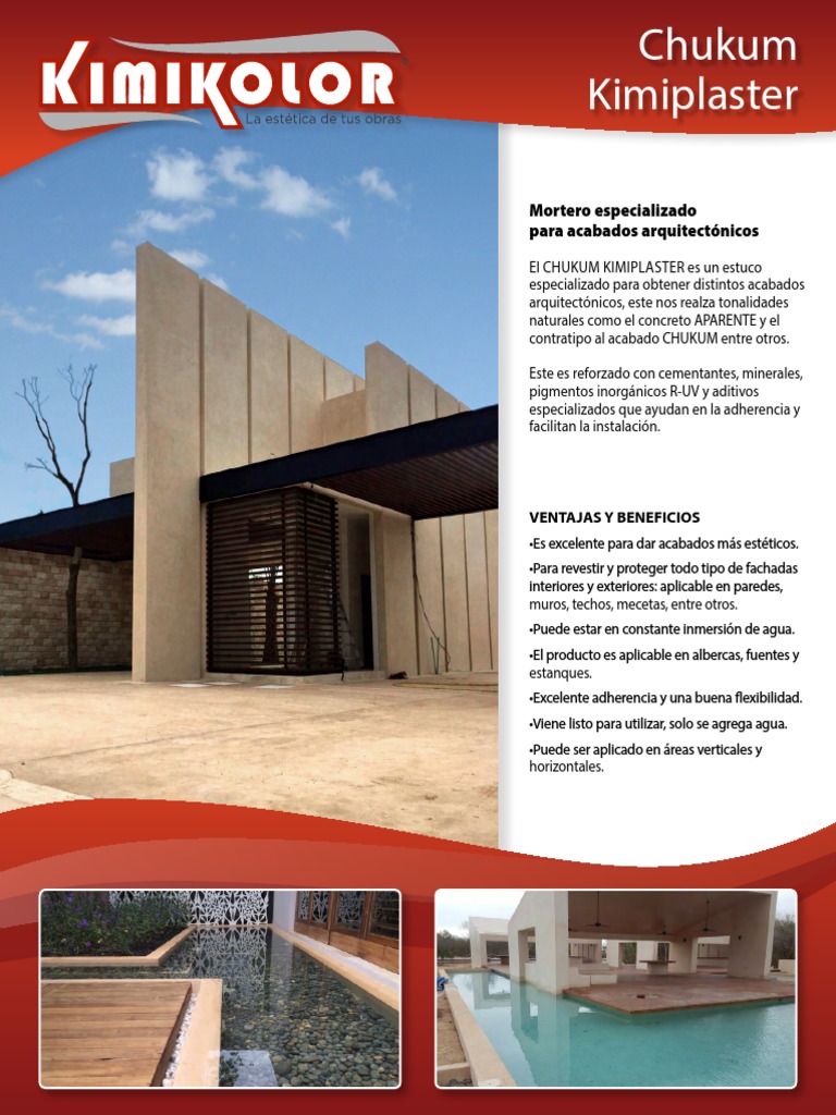 Ficha Chukum Kimiplaster D3e2 | PDF | Materiales | Naturaleza