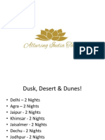 Dusk, Desert & Dunes by Alluring India Tour
