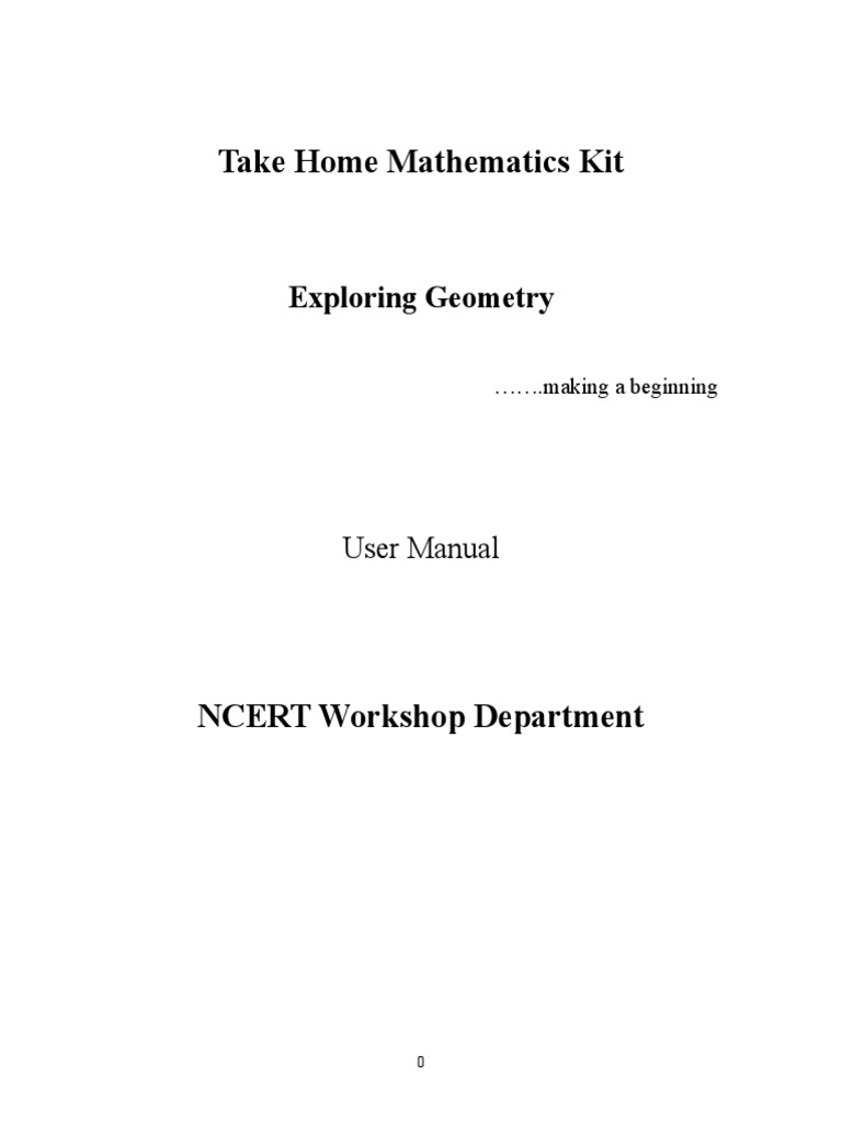 Exploring Geometry - Mathematics Kit | PDF | Triangle | Rectangle