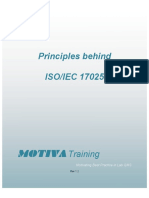 Principles Behind ISO/IEC 17025: Motiva