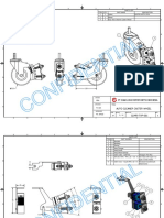 Drawing Auto Cleaner Caster Wheel