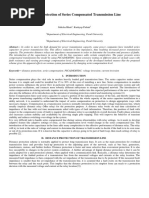 Distance Protection of Series Compensated Transmission Line