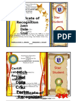 Award Certificates EDITABLE