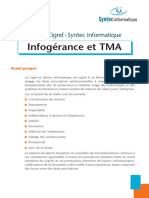 2004 - Charte CIGREF Syntec Informatique - Infogerance Et TMA Web