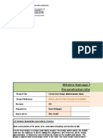 Instructions / Guidelines For The Use of The Wiltshire Highways Service Designer's CDM Workbook