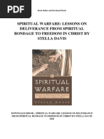 Spiritual Warfare Lessons On Deliverance From Spiritual Bondage To Freedom in Christ by Stella Davis