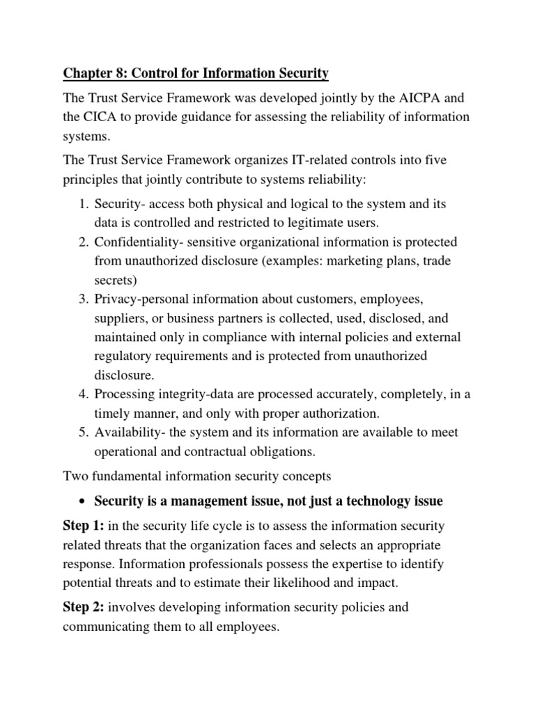 Ais Chapter 8 | PDF | Information Security | Authentication