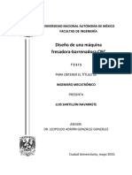 Diseno de Una Maquina CNC Fresadora y Barrenadora PDF