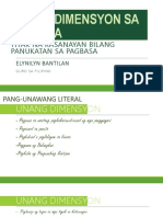 Limang Dimensyon NG Pagbasa