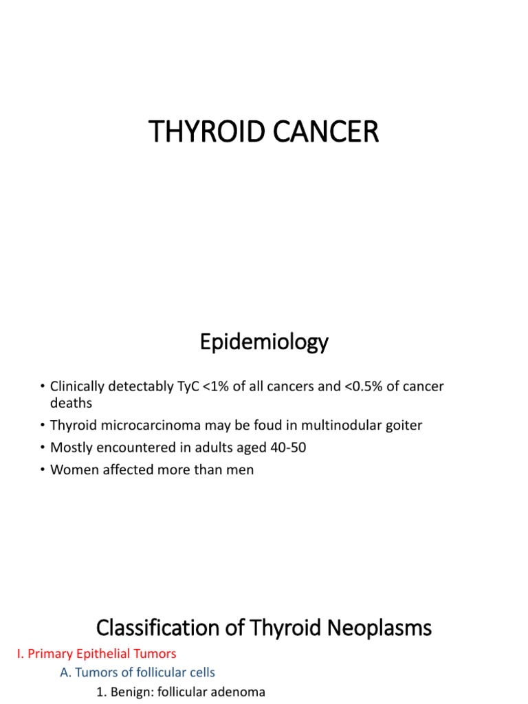 ATA Guidelines for Management of Differentiated Thyroid Cancer | PDF ...
