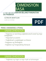 Limang Dimensyon NG Pagbasa PDF
