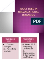 Tools Used in Organizational Diagnosis