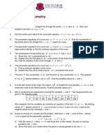 Sanjeev Coordinate Geometry Worksheet