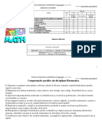 Proiect Calendaristic Matematica 7