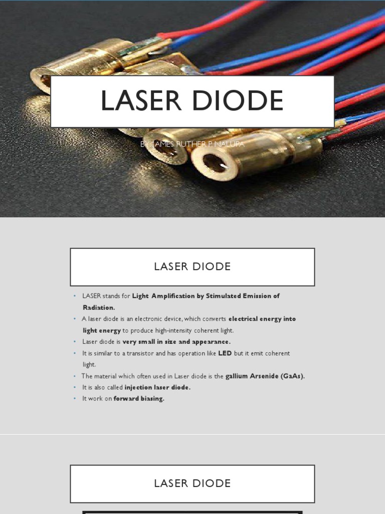 Laser Diode Basics & Applications | PDF