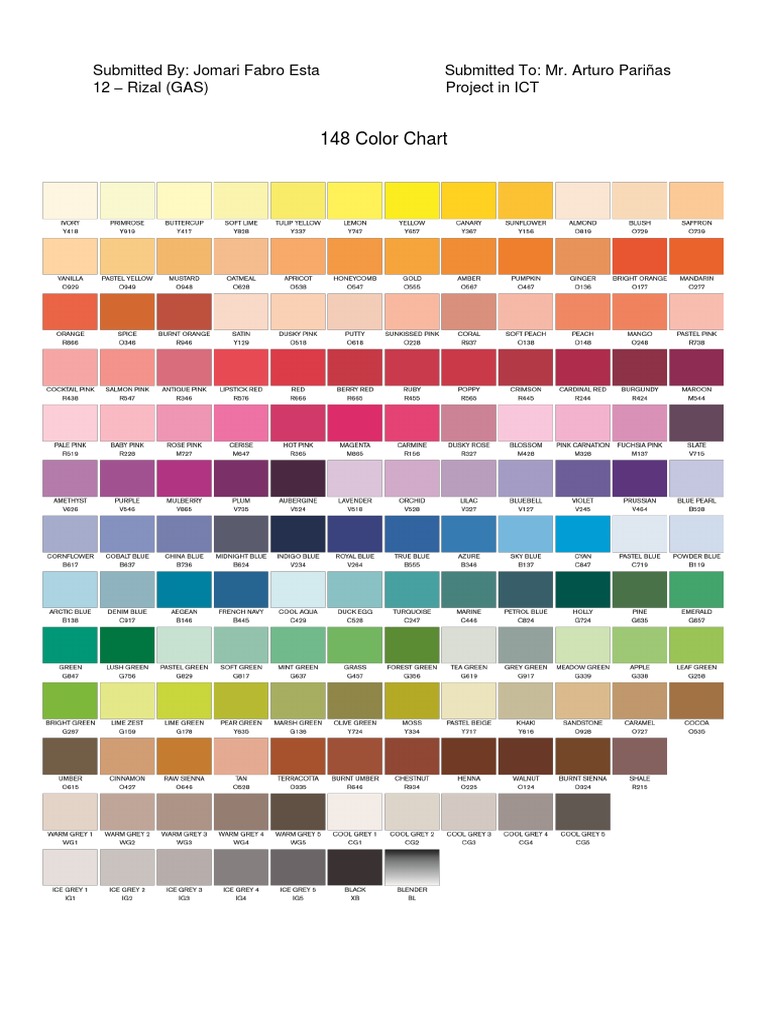 Color Chart | PDF