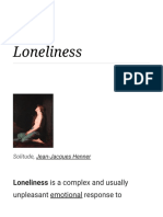 Loneliness - Scribd