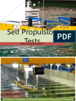 Self Propulsion Tests: Marine Engineering 2019