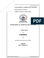 Seminar Report On CYBORGS
