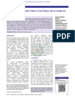 Mucormycosis in A Diabetic Patient: A Case Report With An Insight Into Its Pathophysiology