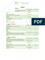 Cardápio semanal com refeições balanceadas para hipertensão