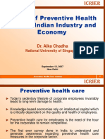 Preventive Health in Indian Industry