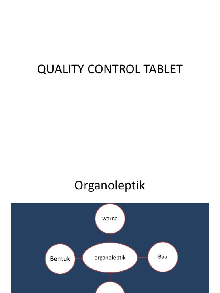 Kontrol Kualitas Tablet Obat | PDF | Pengembangan Diri | Kesehatan Holistik