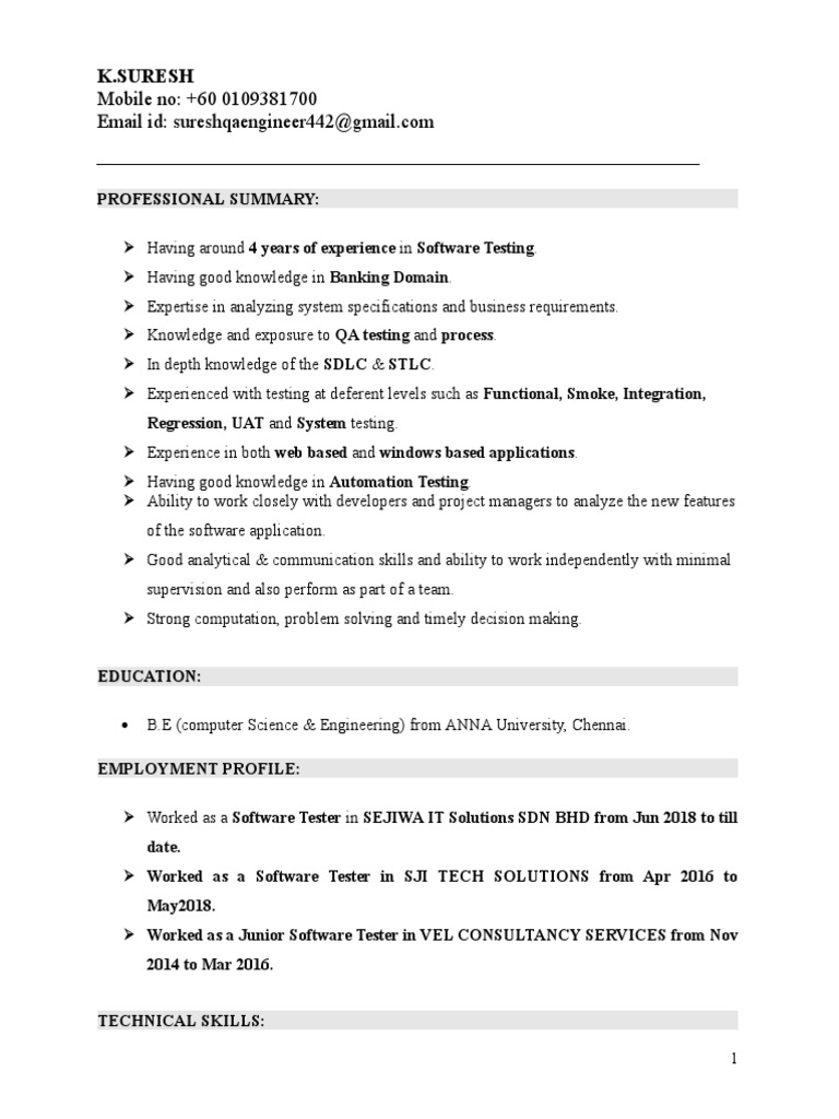Software Testing Expertise Overview | PDF | Software Testing | Web ...