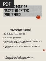 Taxation History