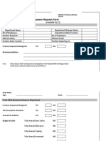 Manpower Request Form: (Formmrf 01/12)