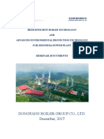 Seminar PPT - High Efficient Boiler Technology and Advanced Environmental Protection Technology For Indonesia Power Plant PDF