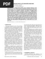 Aerodynamically-Induced Noise in an Automotive Alternator