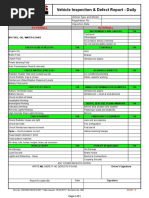 Electric Vehicle PDI Inspection Checklist | PDF | Headlamp | Automotive ...