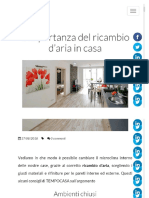 Ricambio Aria Casa- l'Importanza Leggi Nbnbnb