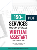 150+ Services You Can Offer As A VA