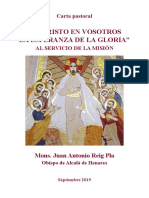 2019-09 Reig Pla-Carta Pastoral Es Cristo en Vosotros